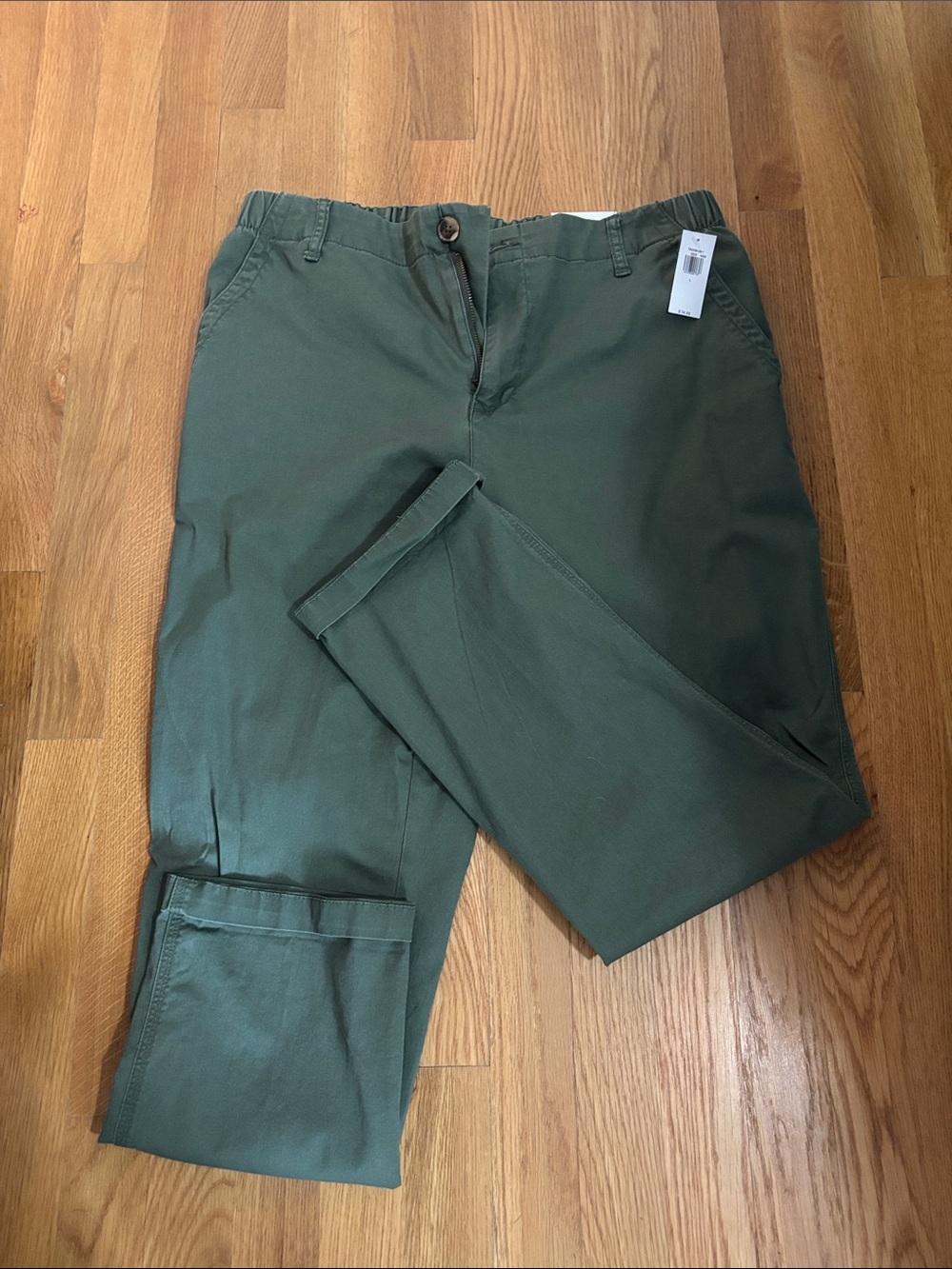 Old Navy L women's Olive Green Chino Pants